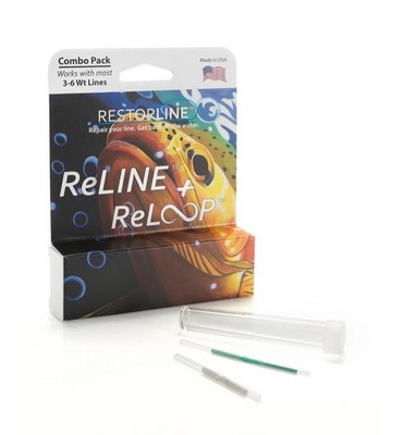 RESTORLINE RELINE & RELOOP COMBO PACK FOR 3-6 WEIGHT FLY LINES - FLY LINE REPAIR