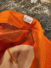 Vintage 90s Castrol Motor Oil Trucker Hat Snapback Orange Car Mechanic Hardware  — photo 2