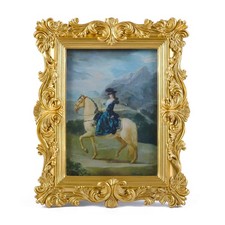 Vintage Picture Frames 4x6 Ornate Gold Antique Picture Frames with Glass Fron...