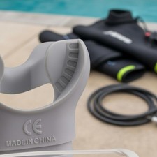 Diving Breathing Apparatus Mouthpiece Non-Allergenic Breathing Tube Grip Mouth