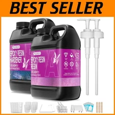 Crystal Clear Epoxy Resin Kit 1.1 Gallon