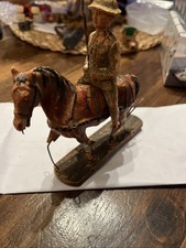 elastolin toy soldiers germany 1930s With Horse HTF