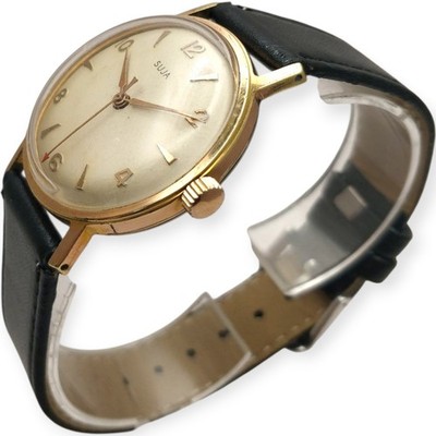 Suja 33,5mm 1960s Cal Mechanische Lorsa P62 Lebrocantheure Uhr Vintage Watch