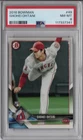 Shohei Ohtani 2018 Bowman #49 ROOKIE PSA 8 Baseball Card!