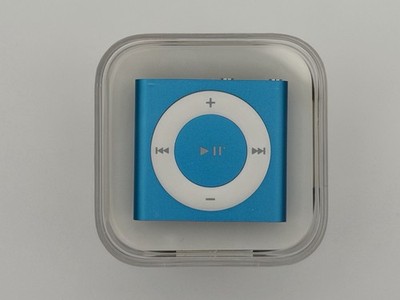 Apple iPod Shuffle 4th Gen 2GB Blue MP3 Player ME130LL/A Model A1373