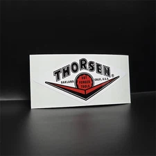 Thorsen Tools Vintage Style Red DECAL, 4.5 Inch Vinyl STICKER