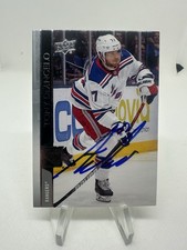 Tony DeAngelo Signed Autograph 2020-21 Upper Deck Card #120 Rangers Islanders