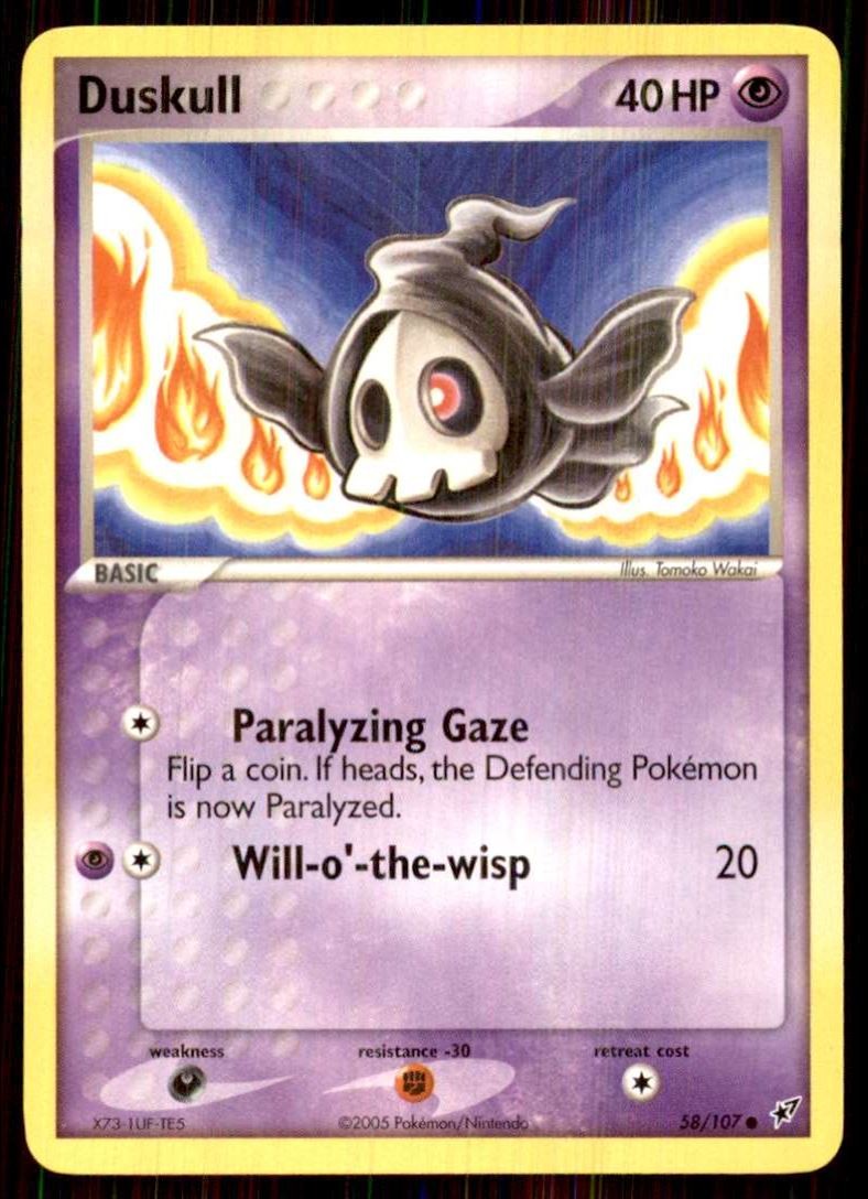 2005 Pokemon EX Deoxys Duskull C #58