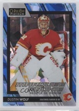 2023 O-Pee-Chee Platinum Marquee Rookies Blue Fragments 5/125 Dustin Wolf 1bt2