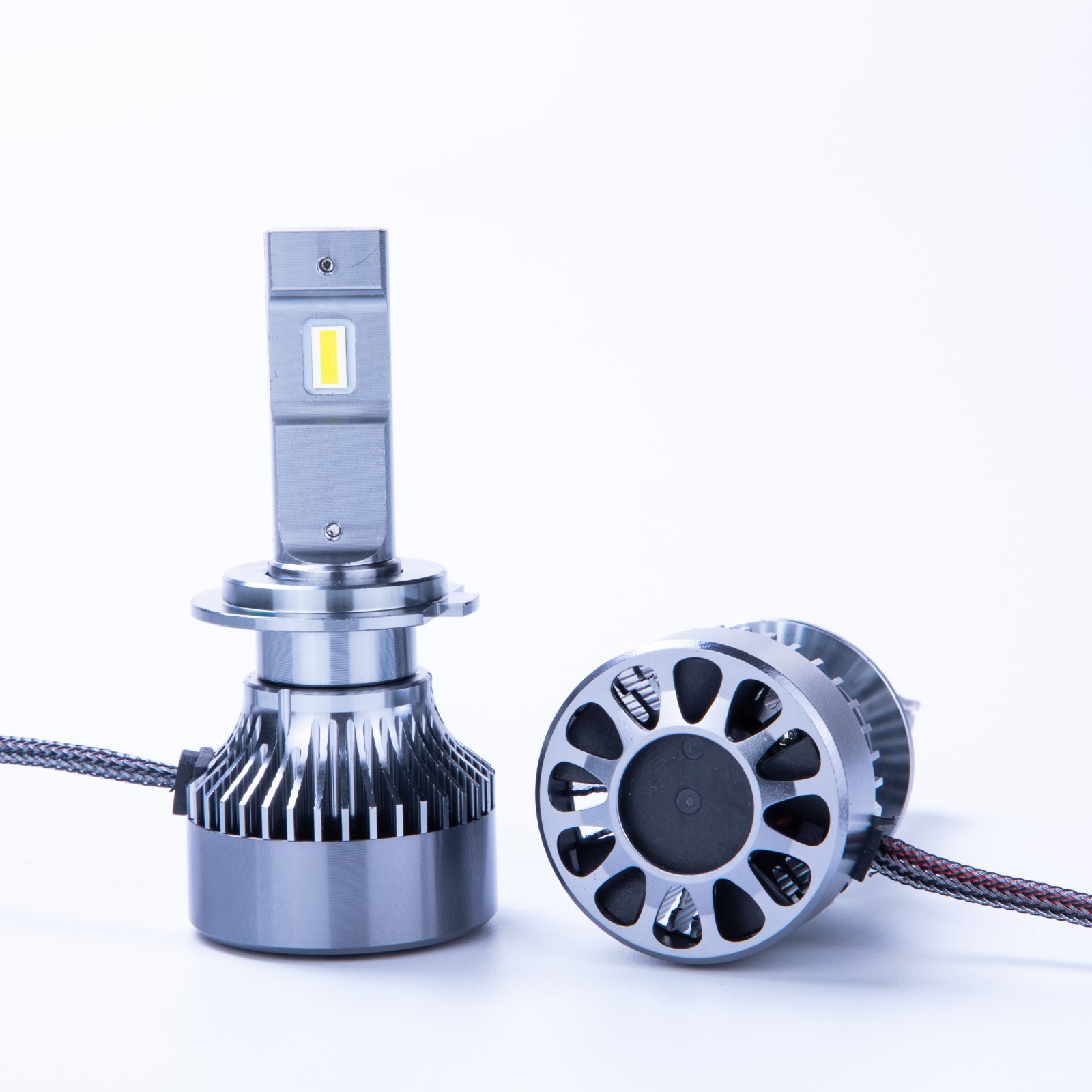 Lampade Lampadine LED H7 110W 24000LM Canbus Kit 2 Pz Fari Auto Moto Camion - Miniatura 5