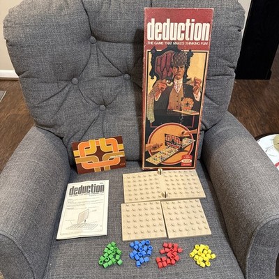 Vintage Deduction Board Game  Sherlock Holmes Ideal 1976 - Complete!