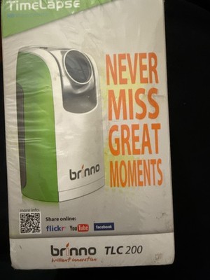 NEW SEALED Brinno TLC200 Time Lapse HD Video Camera Green/White Rare