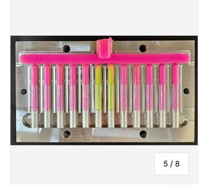 1.8 '' Tube Mold Trout Crappie Panifish (12 Cavity Mold)  