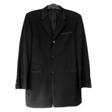 Versace Versus Men's Long Blazer Jacket Black 42 UK