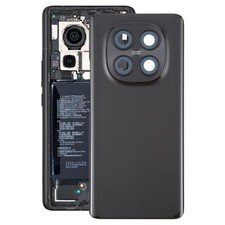 For Xiaomi Poco M8 OEM Battery Back Cover with Camera Lens Frame Black