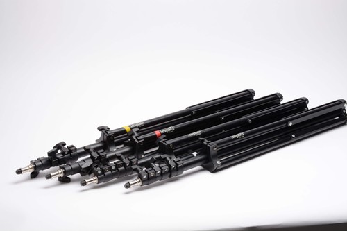 Set of 4 Impact LS-8AI Studio Lightweight Air cushioned light stands 8", Great!