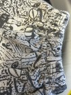 Vintage 90s All Over Sports Print Sweatpants XL USA Graphic Joggers Black White — photo 10
