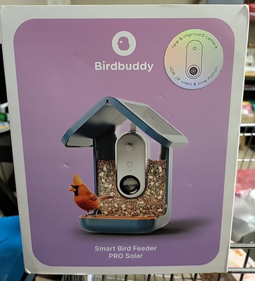 Bird Buddy Smart Bird Feeder With Camera Solar Powered Solar Roof
