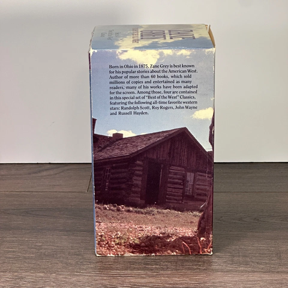 Zane Grey: Tales Of The Old West Set of 4 VHS 1992 John Wayne Roy Rogers Hayden - Image 4 of 4