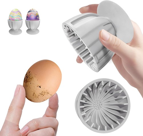Egg Brush, Washer for Fresh Eggs, Multifunctional Silicone Gray