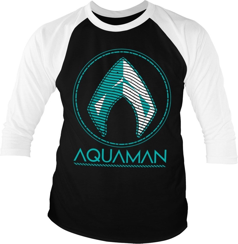 Aquaman Distressed Shield   3/4, -