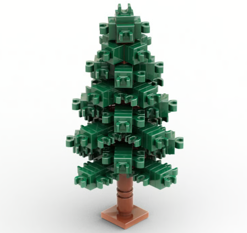Buildarmy Tree Series –Walnut, Plane, Spruce & Micro Model Brick Building Block - Picture 11 of 11
