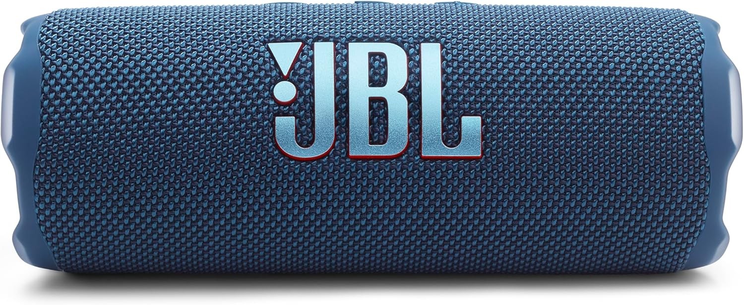 JBL Flip 7 Portable Waterproof Bluetooth Speaker - Blue (JBLFLIP7BLUAM)