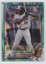 2021 Bowman Draft Chrome Aqua Lava Refractor 97/199 Donta' Williams #BDC-90 s3g