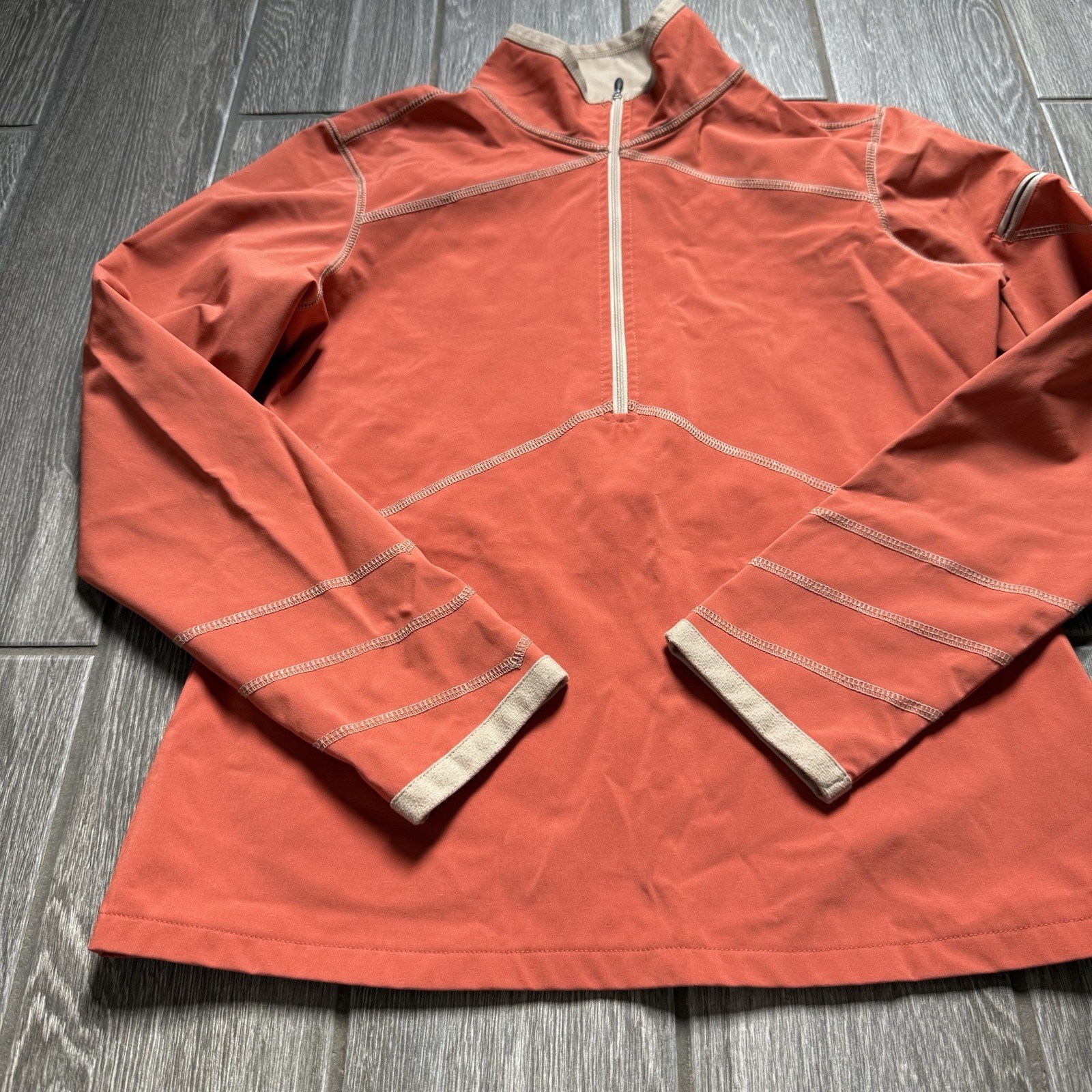 ATHLETA SOFT SHELL PULLOVER Women’s Medium Quarte… - image 2