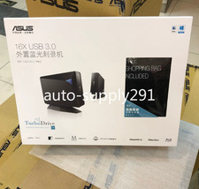 1x ASUS BW-16D1H-U External Blu-ray Burner 16X USB 3.0 Ultra-Fast DVD CD Drive