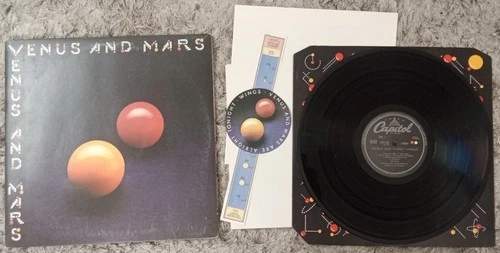 PAUL MCCARTNEY WINGS VENUS & MARS - ORIGINAL UK 12" VINYL LP NICE COPY