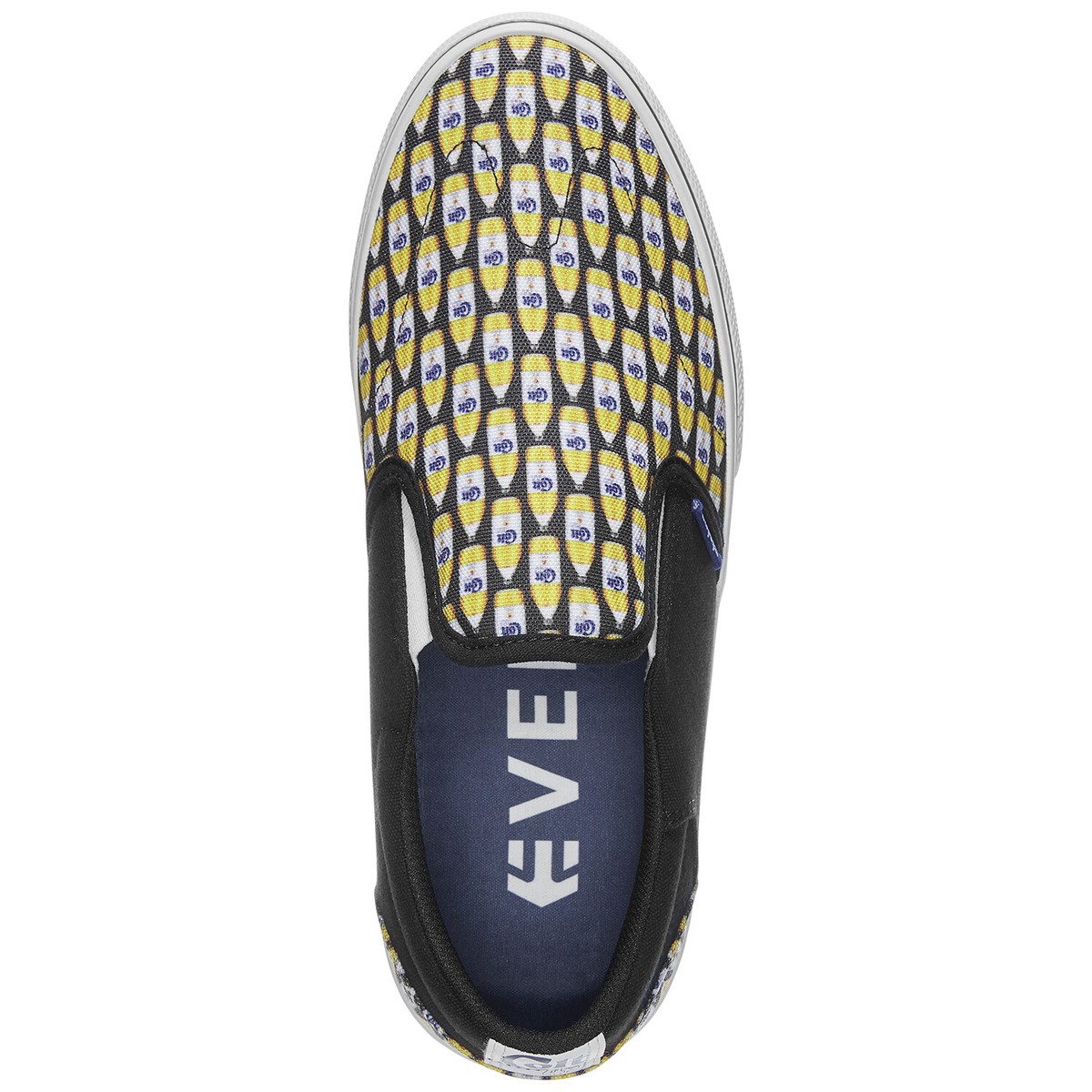 Etnies Marana Slip On Colt 45 Canvas Skate Board Shoes Sz 8 Etnies Marana Slip X Colt 45 Shoes - multicolor (white/print) main image 4