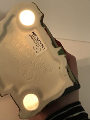 Dept 56 North Pole Series Elf Bunkhouse Lighted Christmas Village