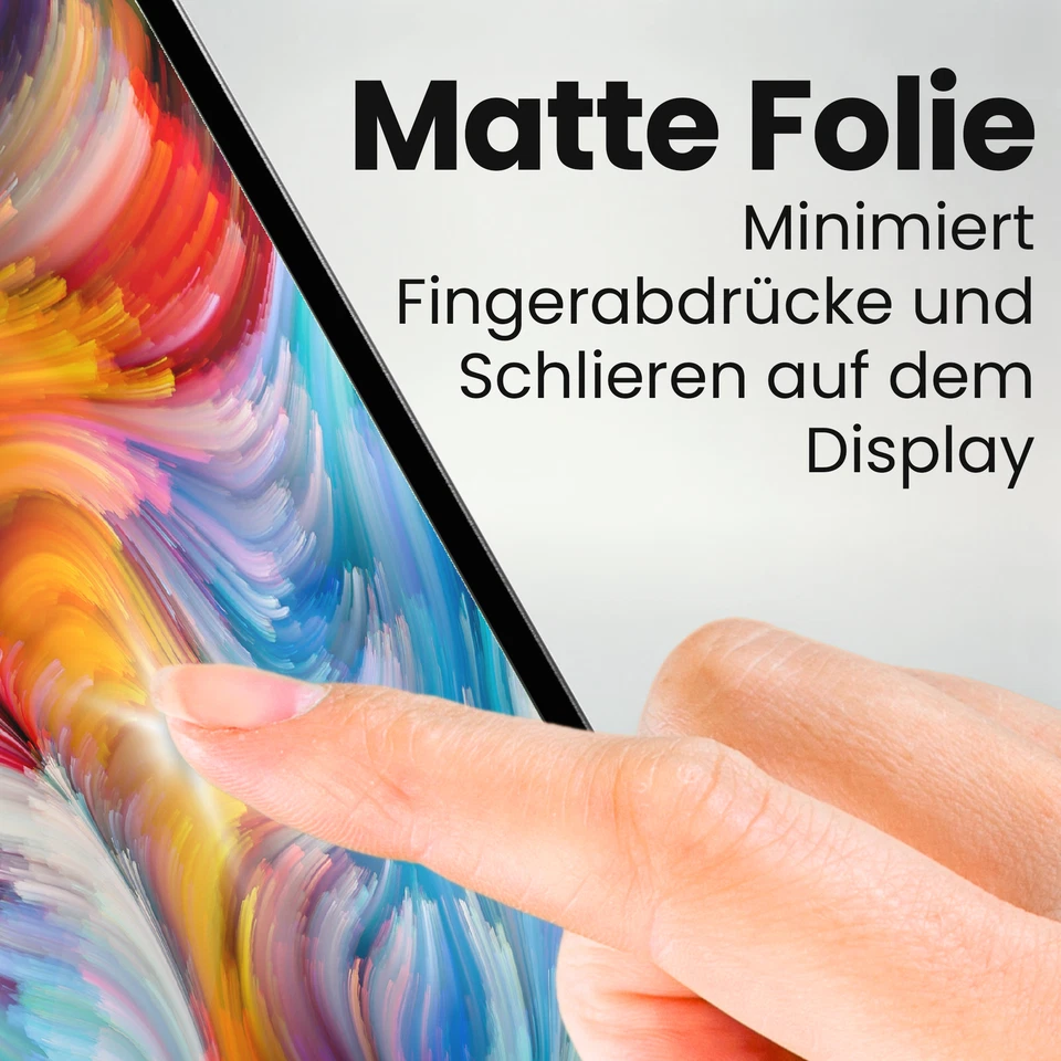 atFoliX 2x Displayfolie für Asus ZenPad Z8s ZT582KL Schutzfolie matt&stoßfest - Bild 2 von 4