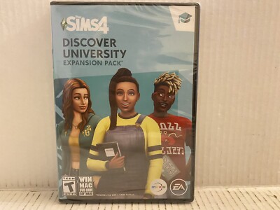 The SIMS 4: DISCOVER UNIVERSITY EXPANSION PACK -NEW (MAC/WIN) DVD-ROM Software