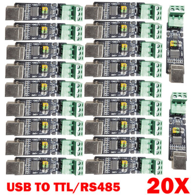 20pcs USB to RS485 For FTDI Interface TTL Serial Converter FT232RL 75176 Module