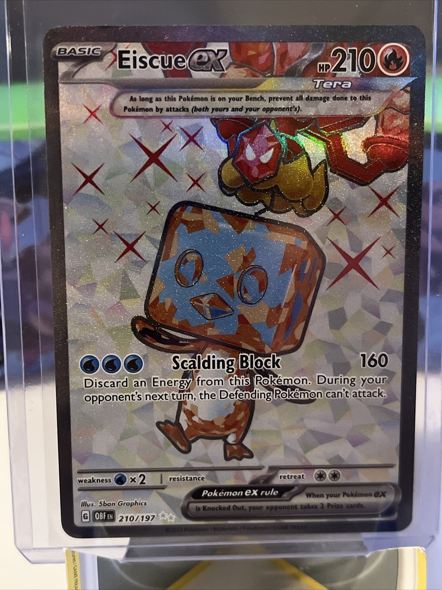 eiscue ex pokemon card value Eiscue ex Pokemon Cards Price Guide