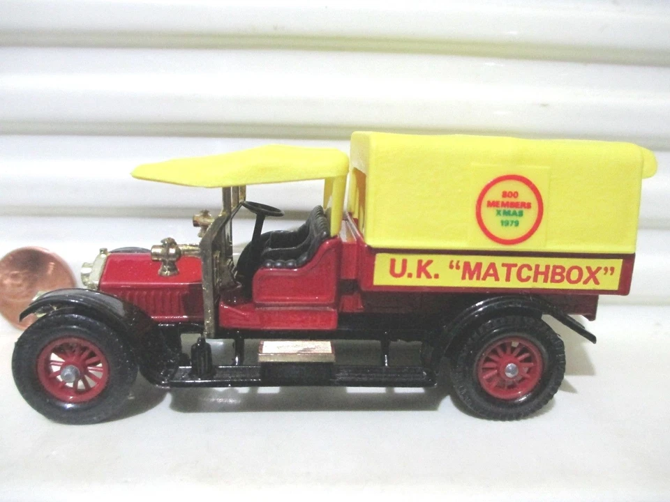 Lesney Matchbox Models of Yesteryear Y13C UK MATCHBOX 1918 Crossley RAF Tender  - Image 4 of 4