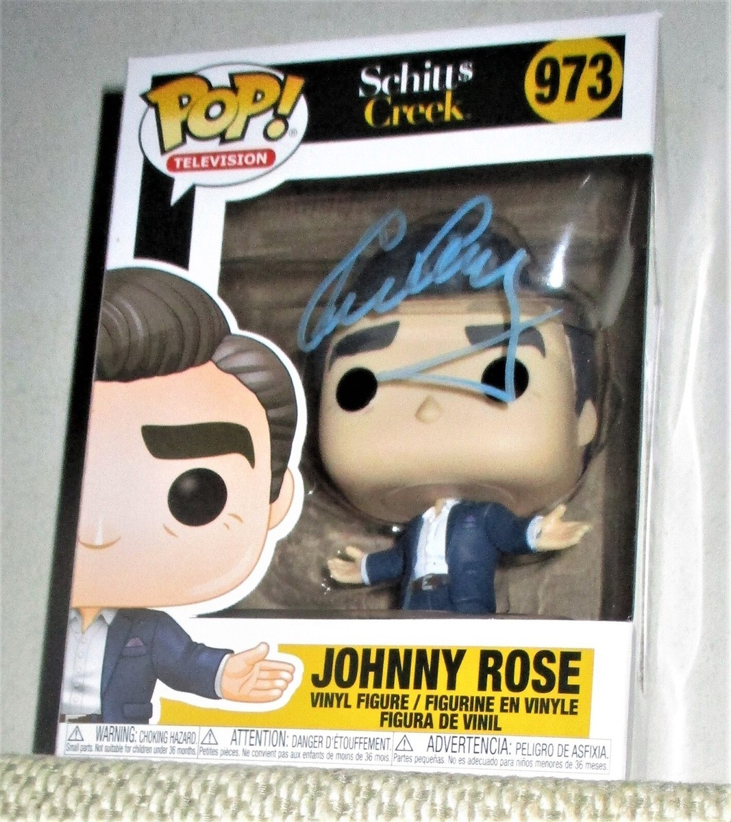 Eugene Levy signed Johnny Rose 973 Schitt's Creek Funko Pop Figure