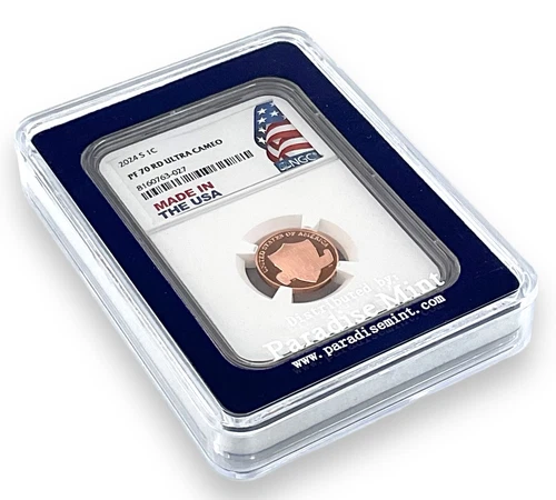 2024 S Lincoln Penny NGC PF70 RD Ultra Cameo Made In USA Holder w/Blue Case