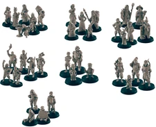 Bulk Set B Everyday Folk EC3D (See description)