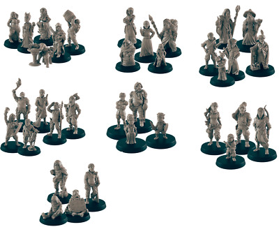 Bulk Set A Everyday Folk EC3D (siehe Beschreibung)