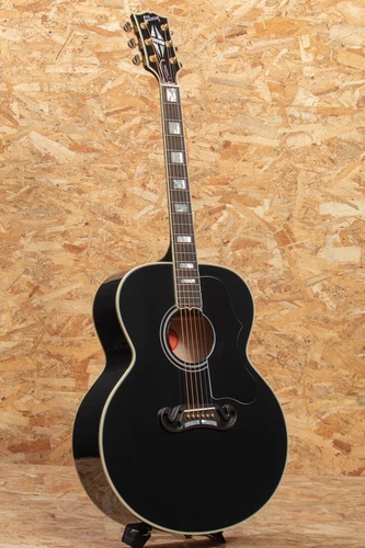 Gibson SJ-200 Custom Ebony 2023 Acoustic Guitar