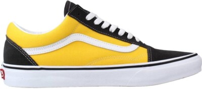 Vans Old Skool (Utility Pop) Raven/Freesia Men s Skate Shoes Black/Yellow