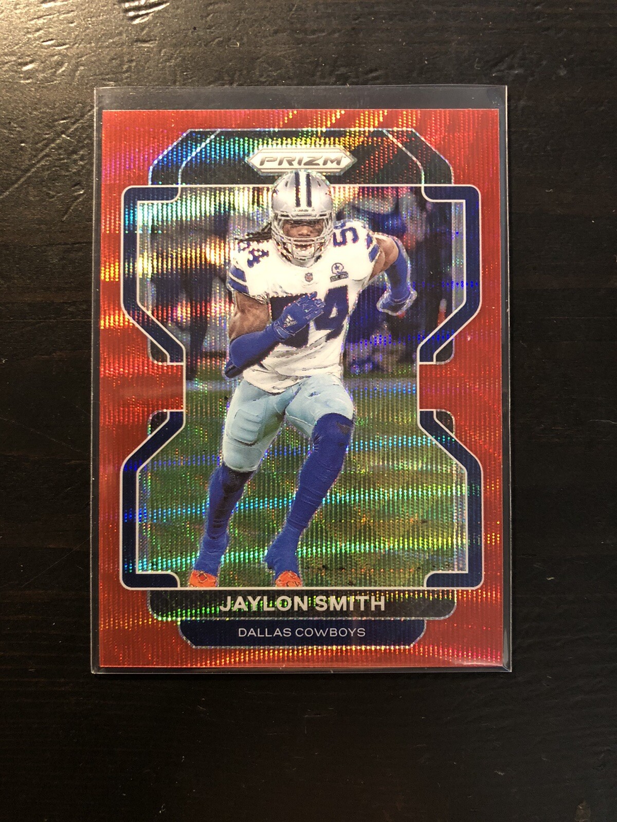 2021 Panini Prizm Red Wave Prizm /149 Jaylon Smith #245 Cowboys Card PWE