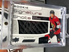 2018-19 Upper Deck Engrained Rookie Signature Shots #RSSBA Drake Batherson /249