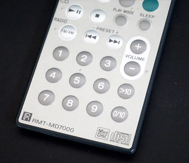 Controle remoto Sony RMT-MD7000 genuíno para MD-7000 TESTADO F/S - Imagem 3 de 4