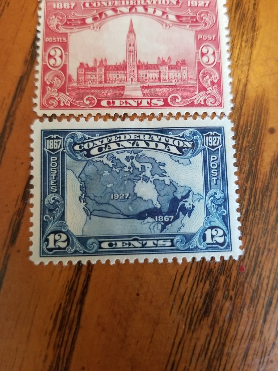 1927 Canada Post Confederation 2, 3 & 12 Cents Stamp Lot Of 3 | eBay