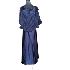 Alex Evenings Womens Navy Formal Skirt Set Size 24W
