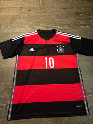 Adidas 2014 FIFA WORLD CUP GERMANY NATIONAL TEAM #10 Jersey Size L